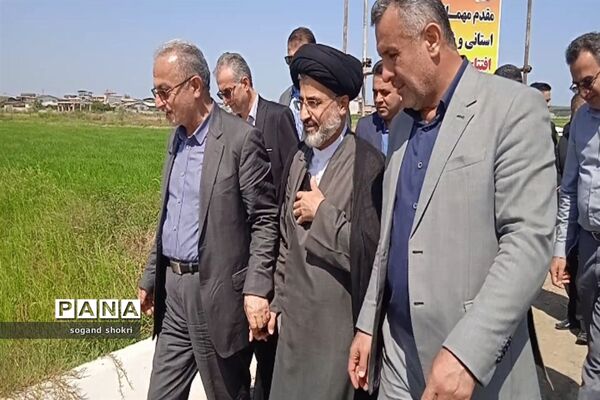 افتتاح پروژه احداث و بهسازی کانال آبیاری در روستای برنج‌ده