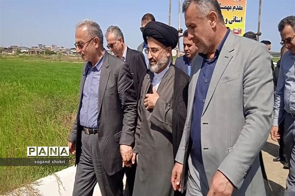 افتتاح پروژه احداث و بهسازی کانال آبیاری در روستای برنج‌ده