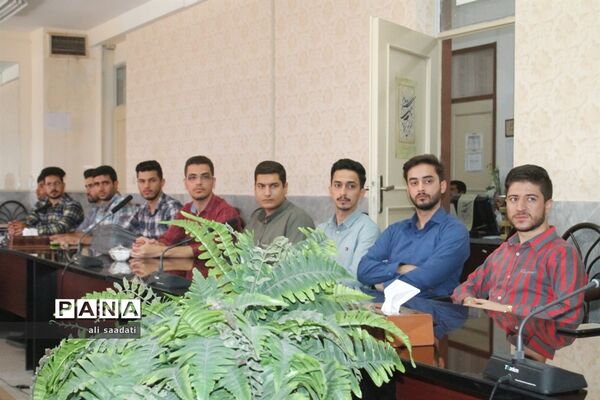 برگزاری جلسه توجیهی و سازماندهی نیروهای جدید الاورود تربیت معلمی (آقایان)شهرستان کلات