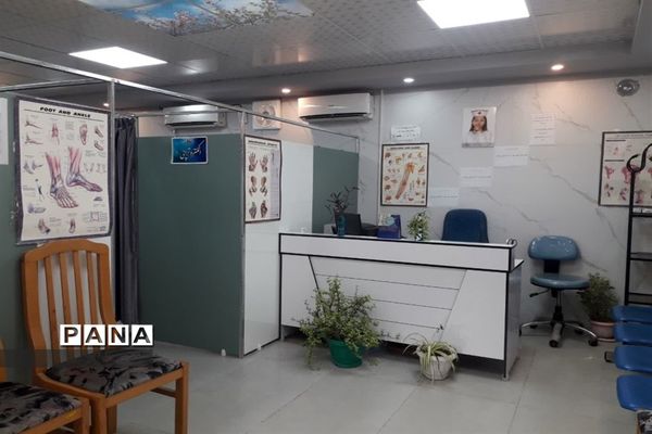 افتتاح بخش فیزیوتراپی و آزمایشگاه درمانگاه فرهنگیان قائمشهر