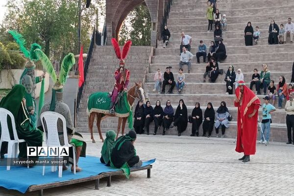 آیین تعزیه‌خوانی به مناسبت اربعین در ساری