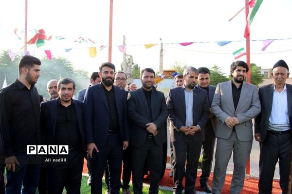 آیین افتتاحیه زمین چمن مصنوعی مدرسه شهدای دانایی بخش جوادآباد