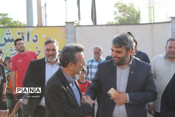 آیین افتتاحیه زمین چمن مصنوعی مدرسه شهدای دانایی بخش جوادآباد