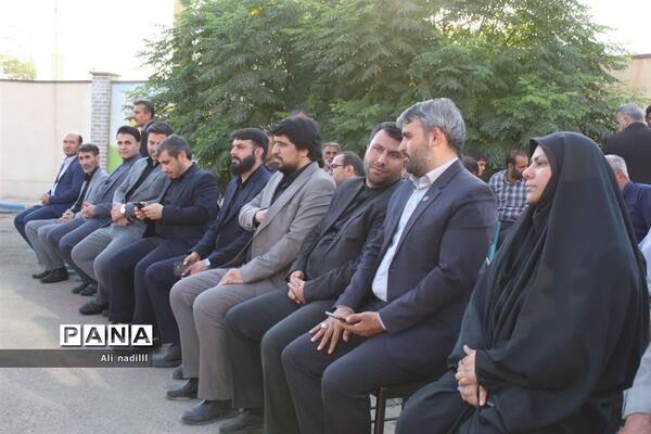 آیین افتتاحیه زمین چمن مصنوعی مدرسه شهدای دانایی بخش جوادآباد