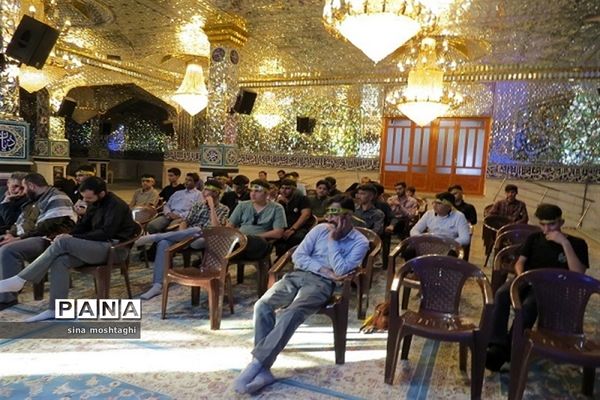 پیاده روی کاروان دانش‌آموزی خراسان شمالی به زیارت اربعین