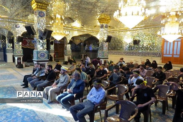 پیاده روی کاروان دانش‌آموزی خراسان شمالی به زیارت اربعین