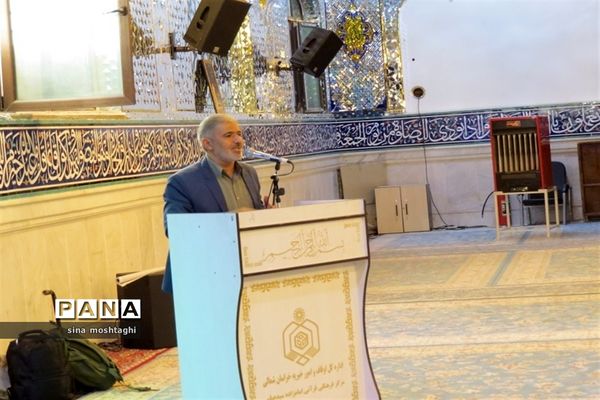 پیاده روی کاروان دانش‌آموزی خراسان شمالی به زیارت اربعین