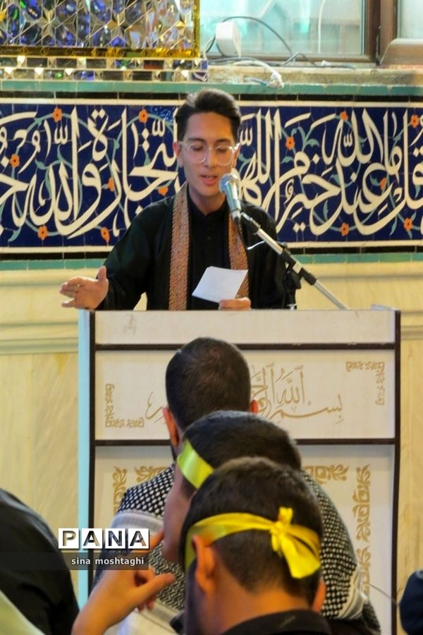 پیاده روی کاروان دانش‌آموزی خراسان شمالی به زیارت اربعین