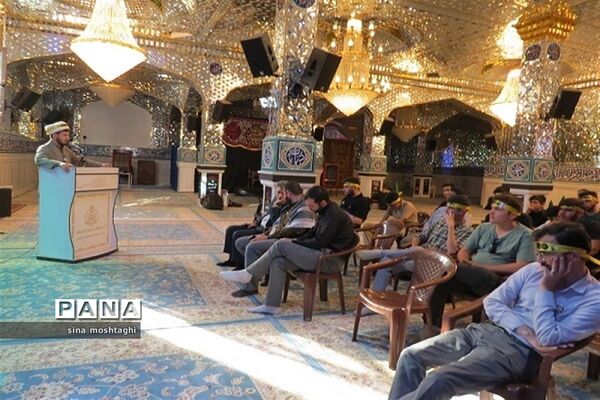 پیاده روی کاروان دانش‌آموزی خراسان شمالی به زیارت اربعین