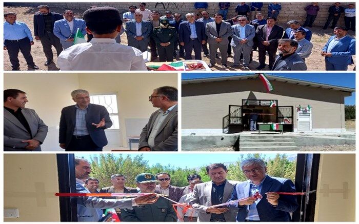 افتتاح مدرسه حکمت روستای قبادآباد در چهارمحال و بختیاری