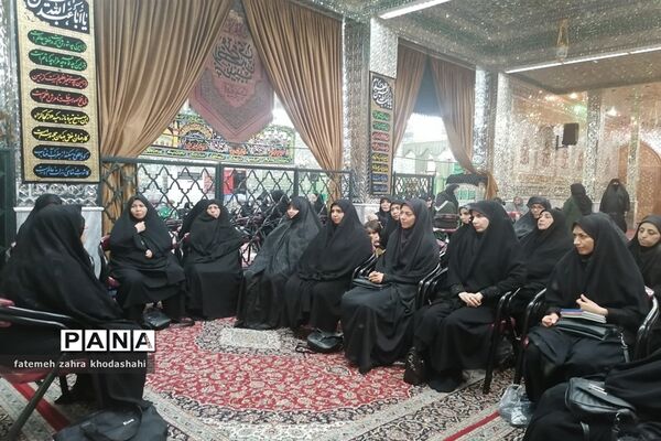 زن زندگی شهادت شعار حلقه صالحین کانون بسیج فرهنگیان ناحیه ۷مشهد مقدس