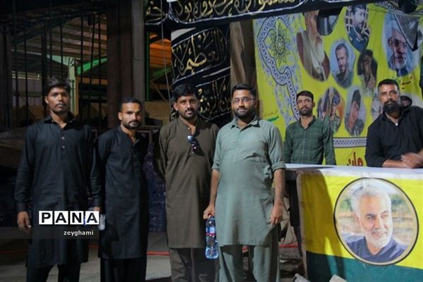 راه اندازی موکب شهدای فاطمیون در ورودی شهر ماهان - کرمان