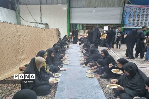 راه اندازی موکب شهدای فاطمیون در ورودی شهر ماهان - کرمان