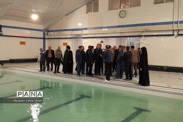 افتتاحیه استخر غدیر رودهن در هفته دولت