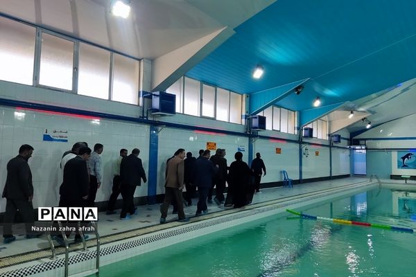 افتتاحیه استخر غدیر رودهن در هفته دولت