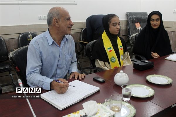 نشست خبری مدیر آموزش و پرورش گلوگاه با‌ اصحاب رسانه