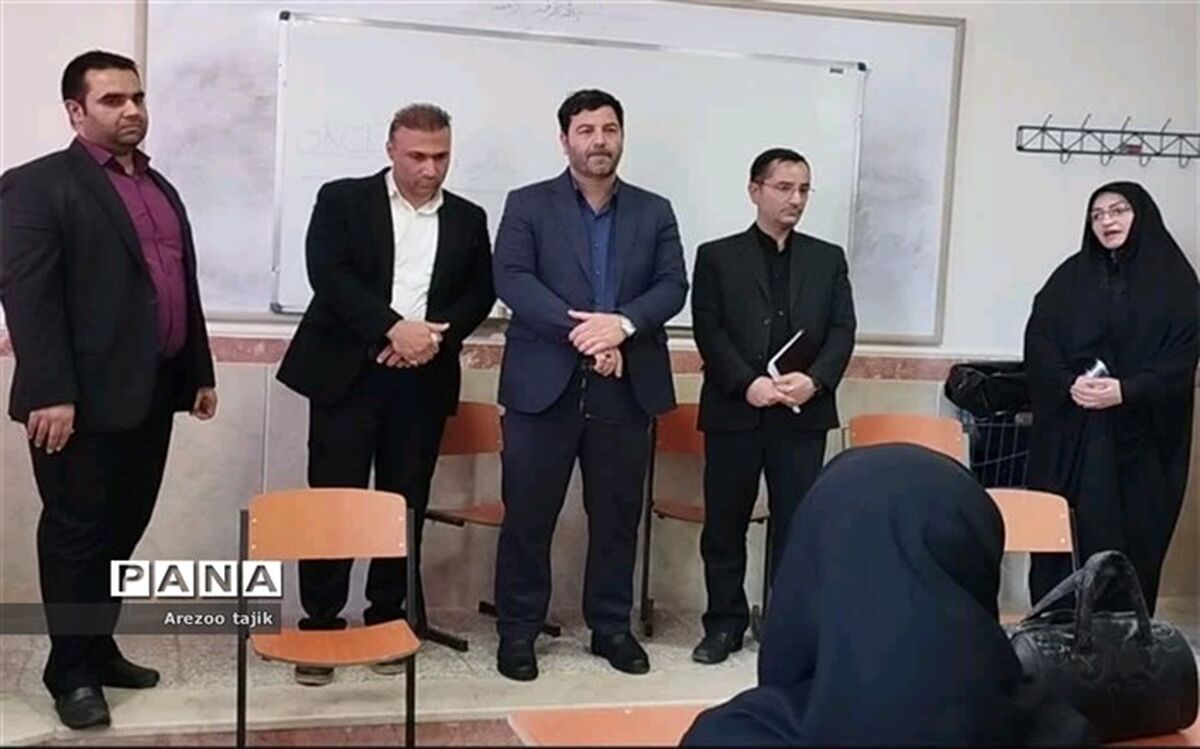 بازدید مسئولین استانی از دوره ارزیابی آزمون استخدامی دبیری و هنرآموزی آموزش و پرورش شهرستان‌های استان‌تهران/فیلم