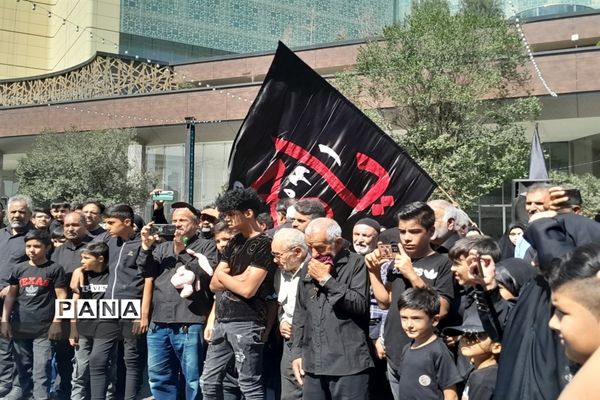 پیاده‌روی جاماندگان اربعین حسینی به سمت حرم مطهر امام رضا (ع)