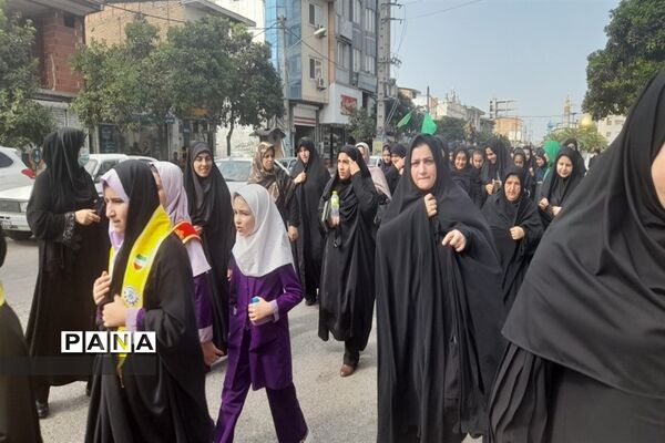 برپایی موکب اربعین حسینی در جویبار