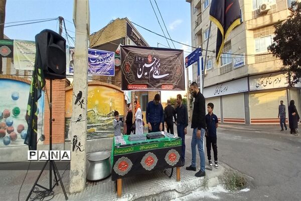 برپایی موکب اربعین حسینی در جویبار