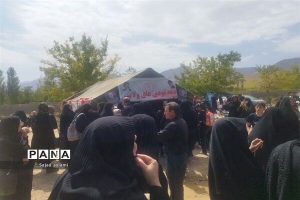 پیاده‌روی دلدادگان حسینی شهرستان اقلید