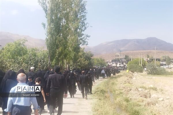 پیاده‌روی دلدادگان حسینی شهرستان اقلید