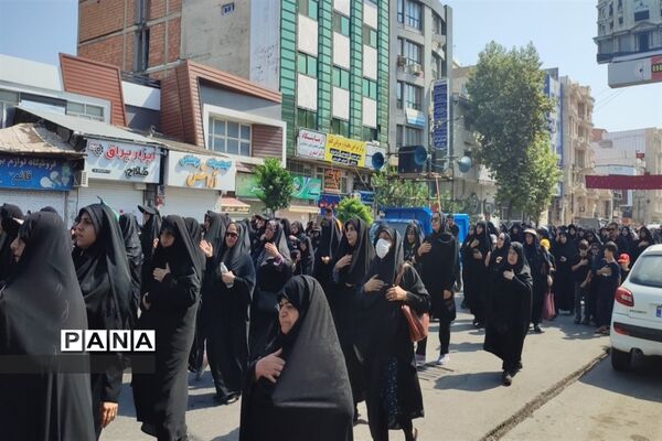مراسم پیاده‌روی حرم تا حرم دلداگان حسینی در قائمشهر