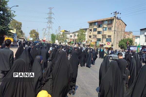 مراسم پیاده‌روی حرم تا حرم دلداگان حسینی در قائمشهر