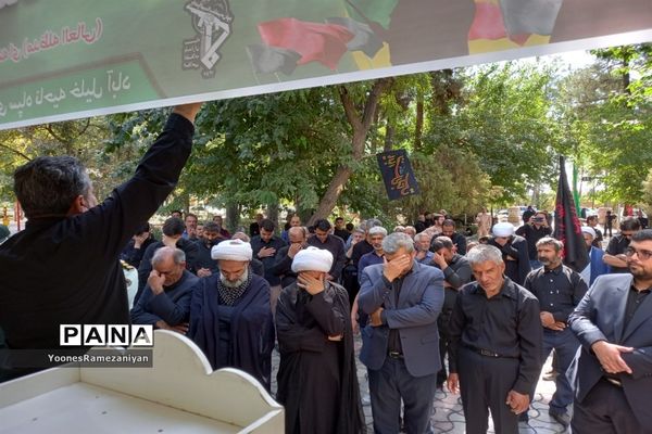 مراسم پیاده روی جاماندگان اربعین در شهرستان خلیل آباد