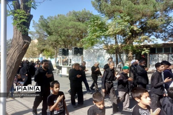 مراسم پیاده روی جاماندگان اربعین در شهرستان خلیل آباد