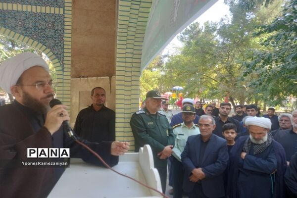 مراسم پیاده روی جاماندگان اربعین در شهرستان خلیل آباد