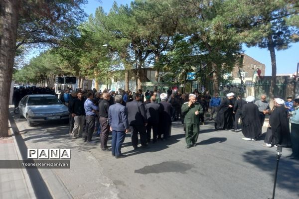 مراسم پیاده روی جاماندگان اربعین در شهرستان خلیل آباد