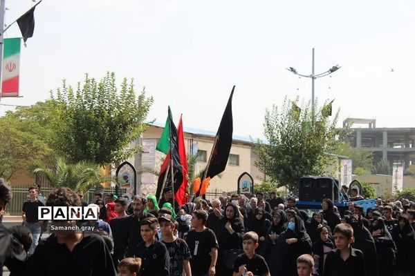مراسم پیاده‌روی جاماندگان اربعین حسینی در شهرستان پاکدشت