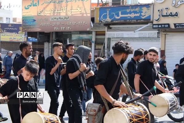 مراسم پیاده‌روی جاماندگان اربعین حسینی در شهرستان پاکدشت