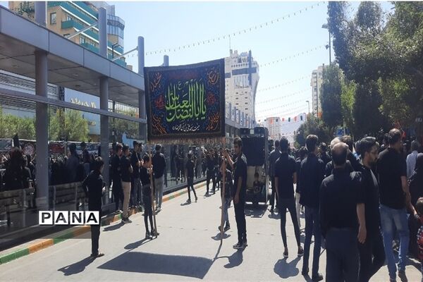 مراسم جاماندگان  آقا اباعبدالله الحسین در جوار امام مهربانی ها