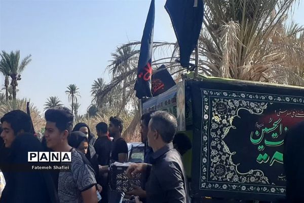 پیاده‌روی نمادین اربعین حسینی در روستای باقر آباد بافق
