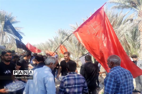 پیاده‌روی نمادین اربعین حسینی در روستای باقر آباد بافق