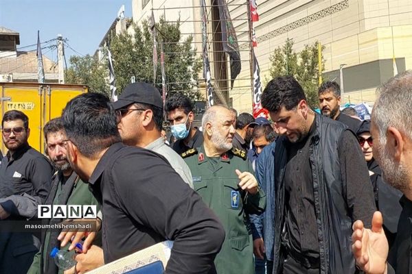 قدم قدم تا دلدادگی به آستان مطهر و نورانی  جاماندگان اربعین حسینی