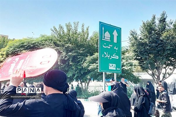 قدم قدم تا دلدادگی به آستان مطهر و نورانی  جاماندگان اربعین حسینی