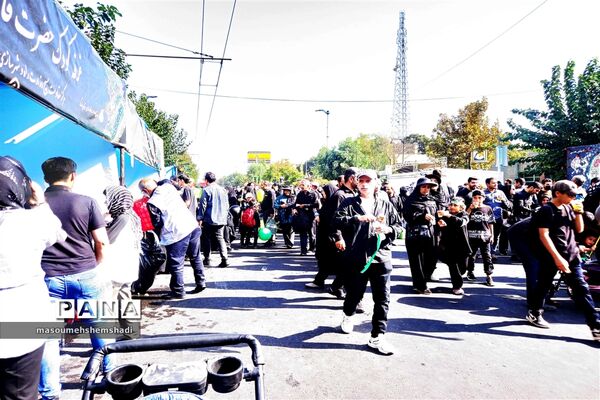 قدم قدم تا دلدادگی به آستان مطهر و نورانی  جاماندگان اربعین حسینی