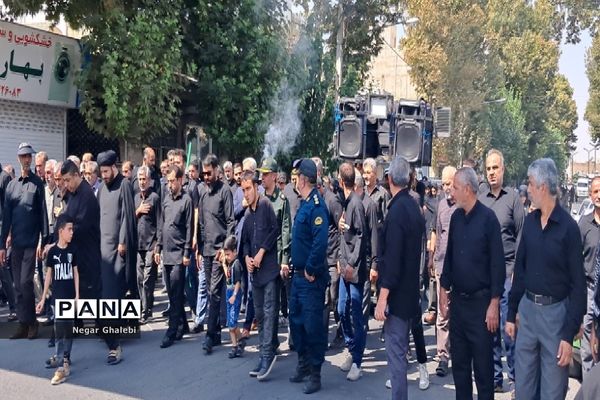 مراسم پیاده‌روی و عزاداری جاماندگان اربعین حسینی در شهرستان پیشوا