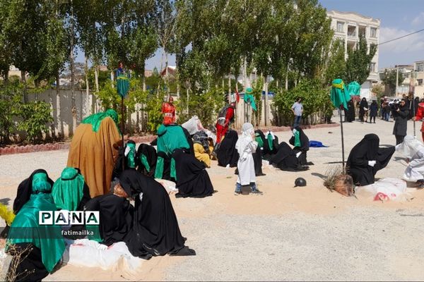 پیاده‌روی و عزاداری جاماندگان اربعین حسینی در شهرستان فیروزکوه