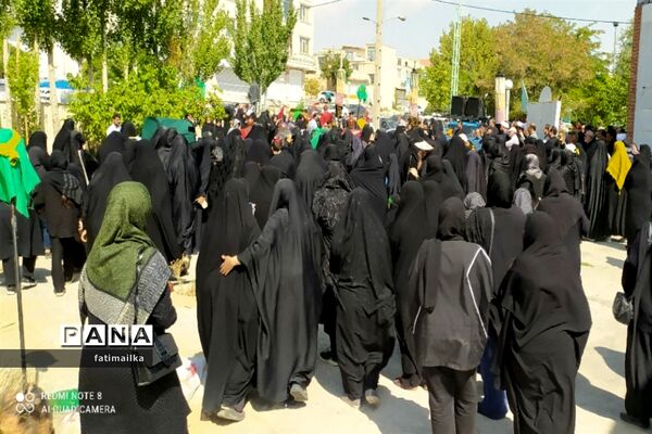 پیاده‌روی و عزاداری جاماندگان اربعین حسینی در شهرستان فیروزکوه