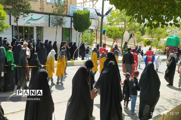 پیاده‌روی و عزاداری جاماندگان اربعین حسینی در شهرستان فیروزکوه