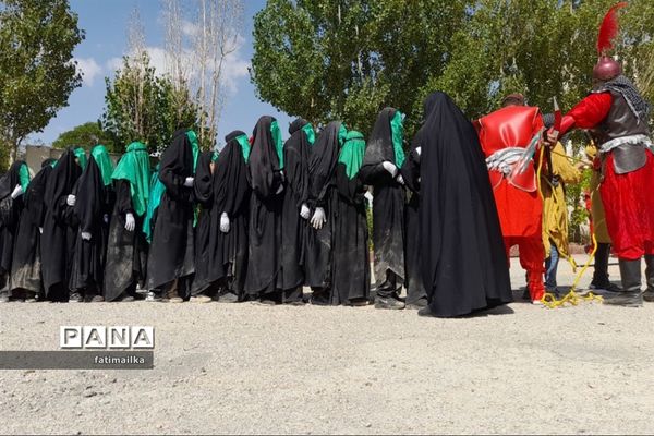 پیاده‌روی و عزاداری جاماندگان اربعین حسینی در شهرستان فیروزکوه