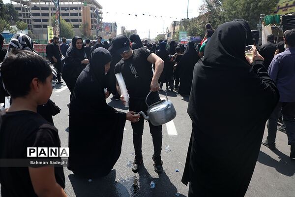پیاده‌روی جاماندگان اربعین حسینی در تهران