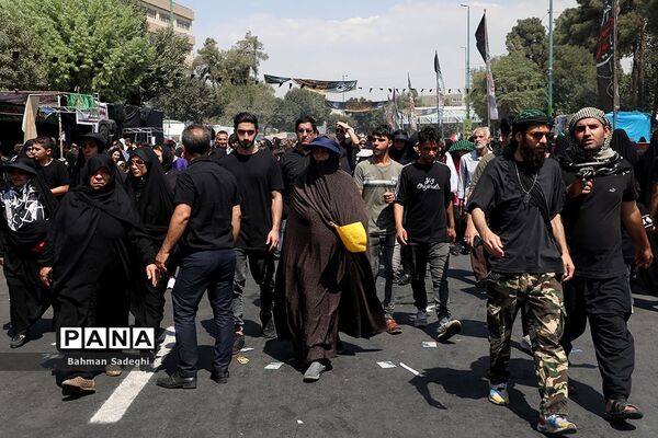 پیاده‌روی جاماندگان اربعین حسینی در تهران