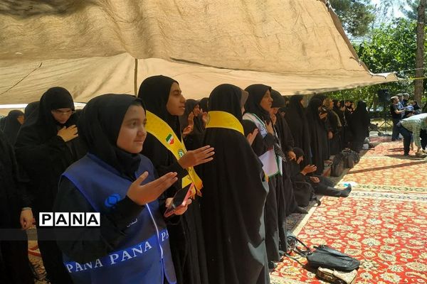 پیاده‌روی جاماندگان اربعین در شهرستان شاهین شهر