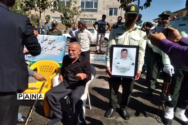 مراسم تشییع پیکر شهید داوود صبوری در داورزن