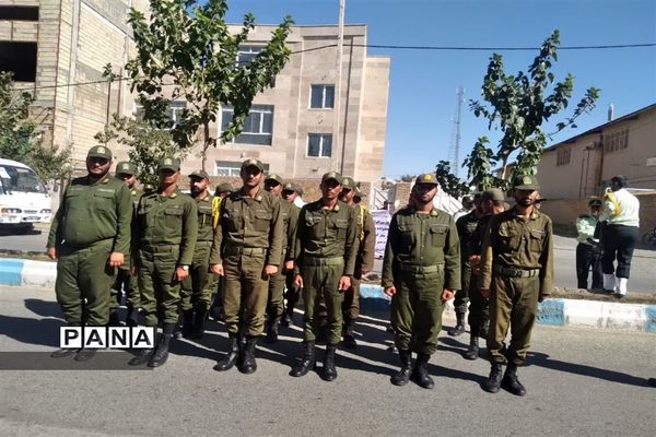 مراسم تشییع پیکر شهید داوود صبوری در داورزن